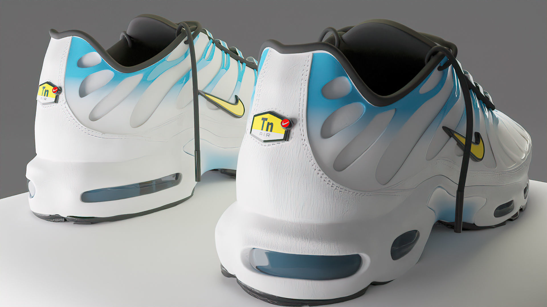 Nike Air Max Plus tn Low-poly 3D model_2