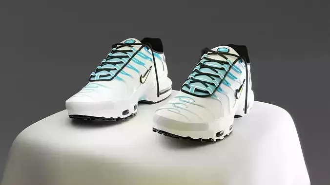 Nike Air Max Plus tn Low-poly 3D model