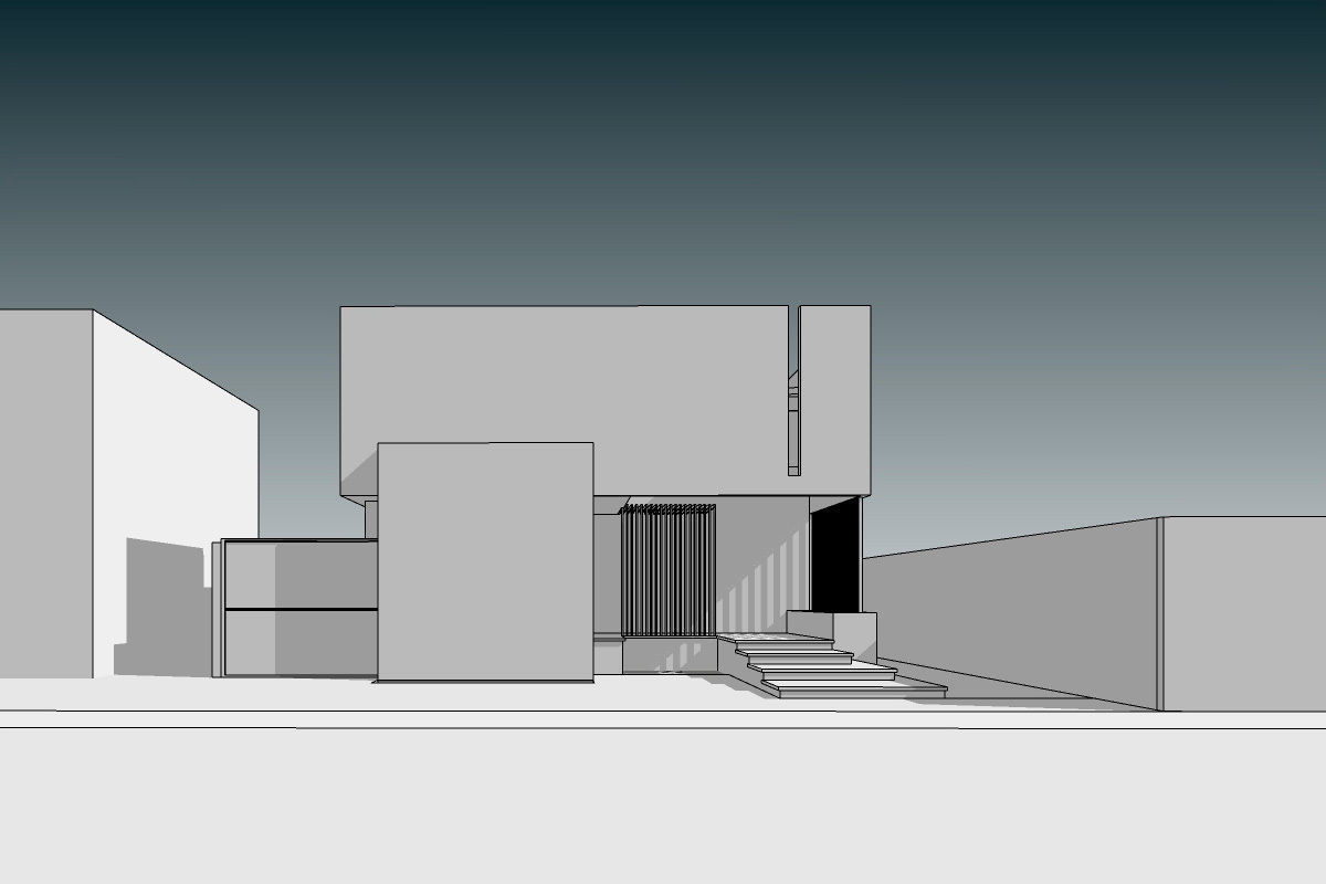 Simple City Living - A 3D Model of a Cozy Urban Home Low-poly 3D model_7