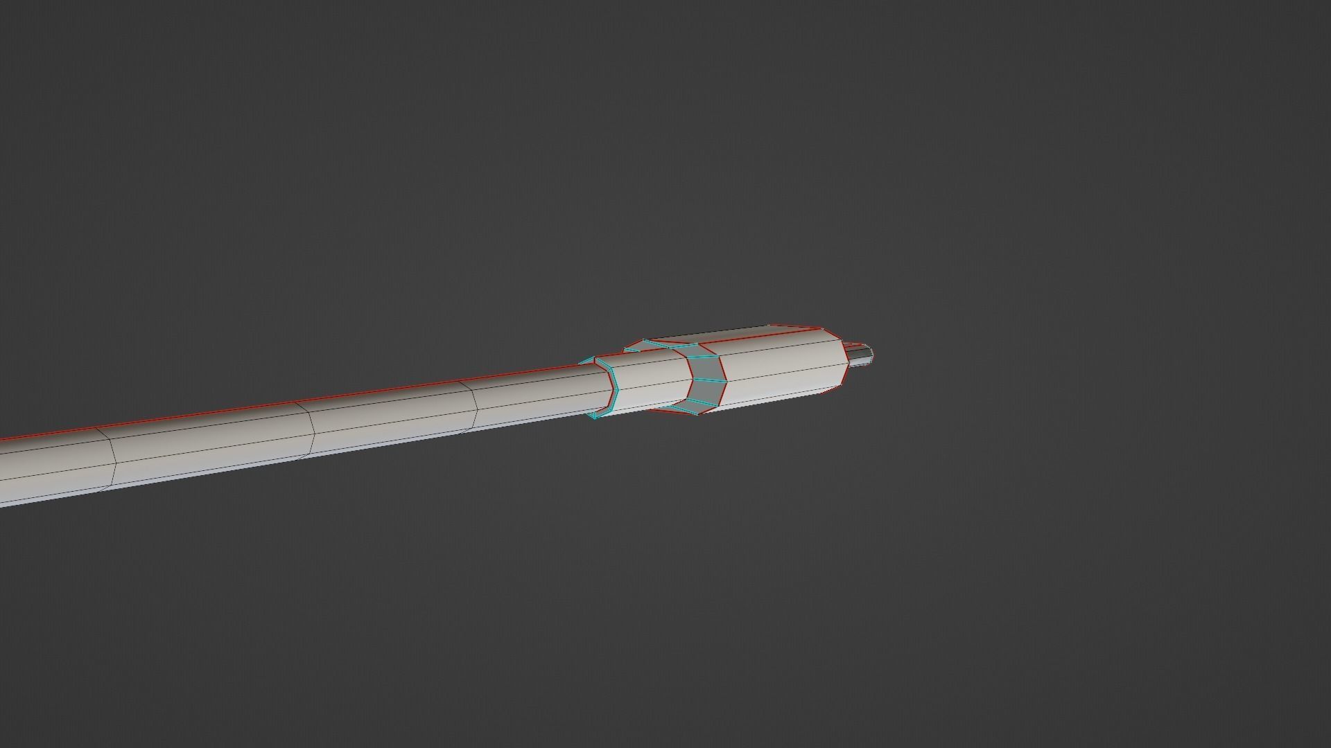 Power Adapter Low-poly 3D model_37