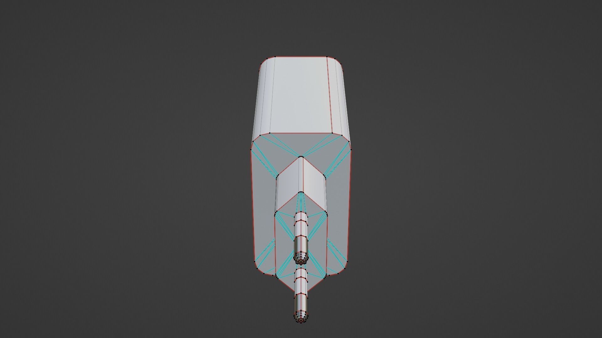 Power Adapter Low-poly 3D model_25