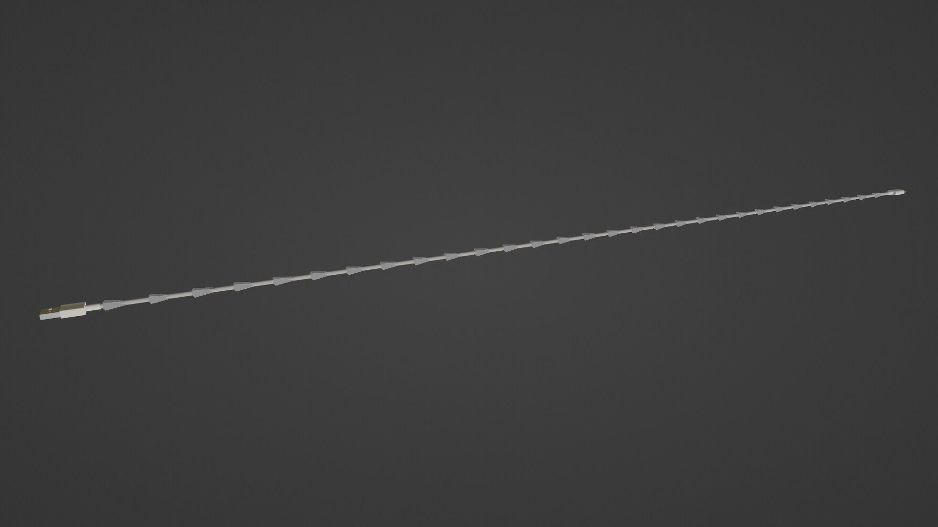 Power Adapter Low-poly 3D model_15