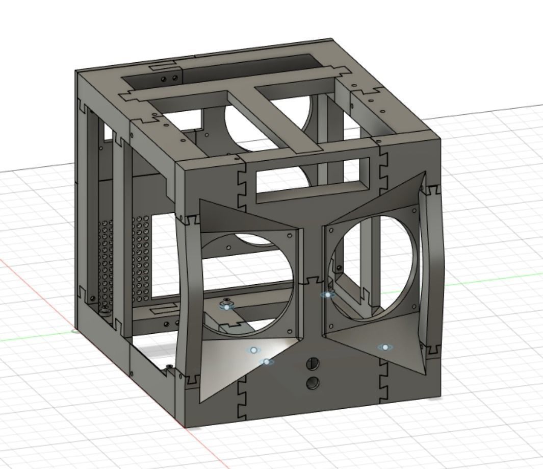 KALLAX PC Case - ATX 3D print model_1