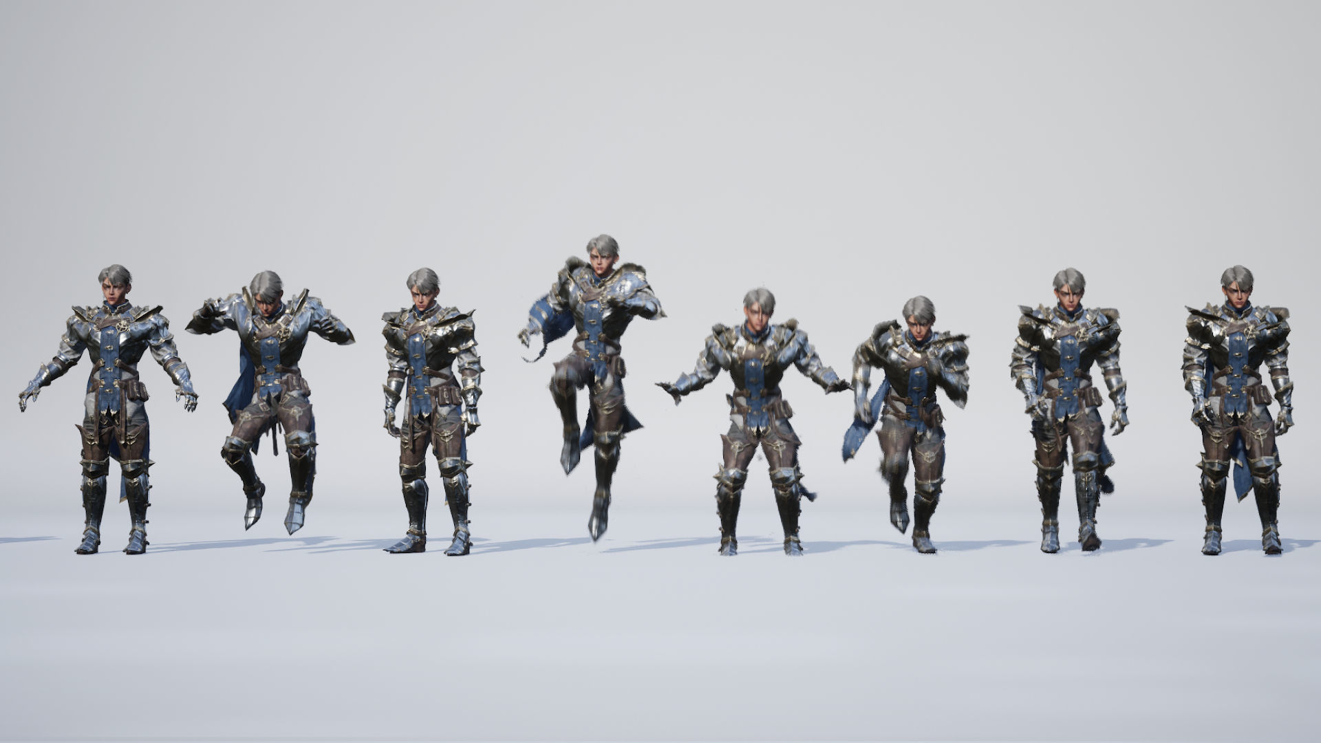 Medieval Explorer Soldier Character Low-poly 3D model_7