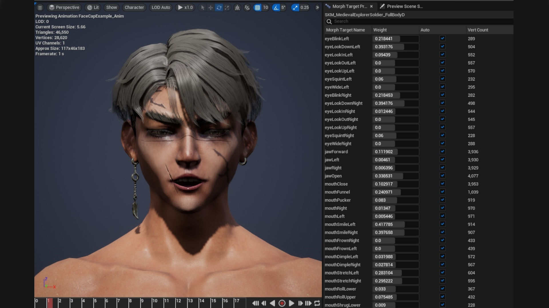Medieval Explorer Soldier Character Low-poly 3D model_10