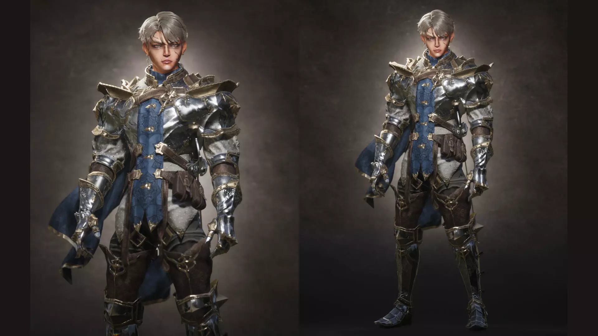 Medieval Explorer Soldier Character Low-poly 3D model_0