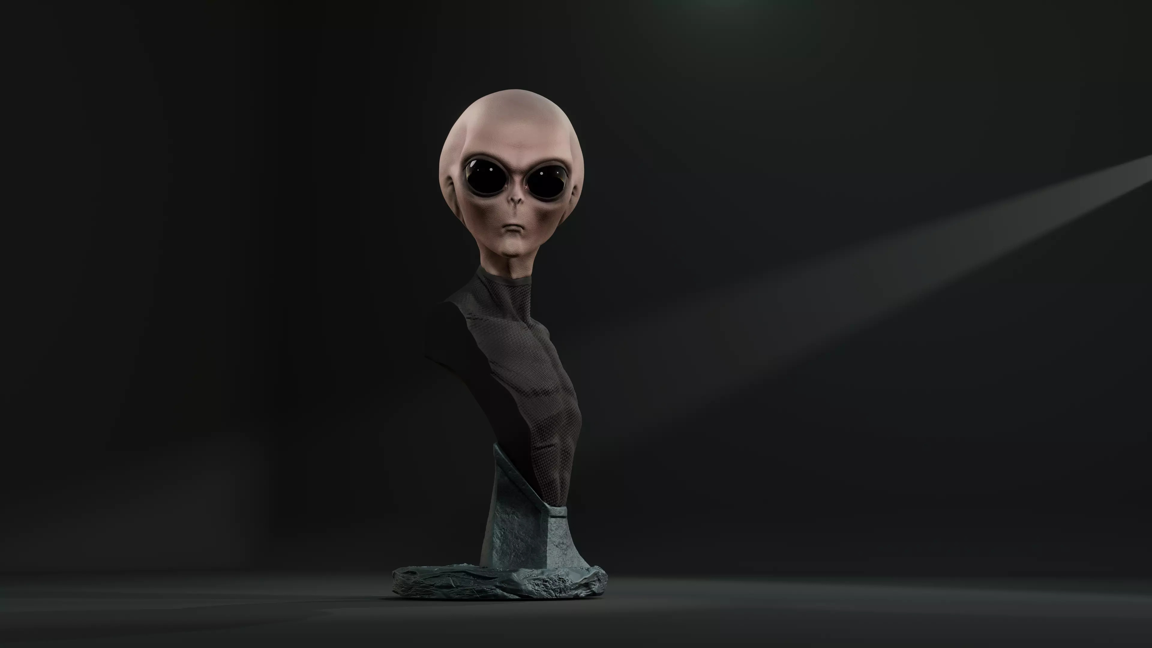 alien grey 3D model