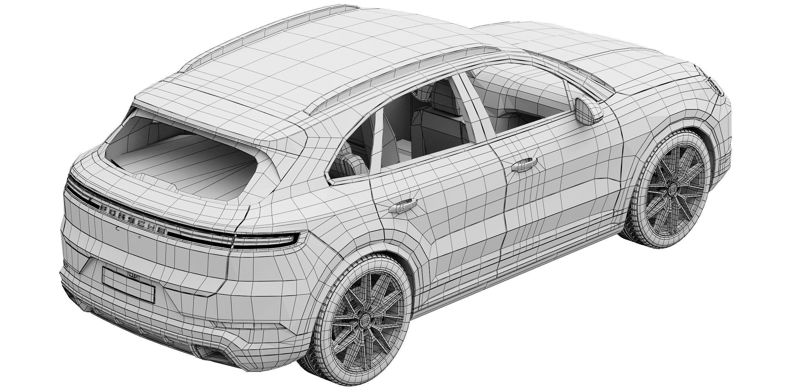 Porsche Cayenne 2024 3D model_17
