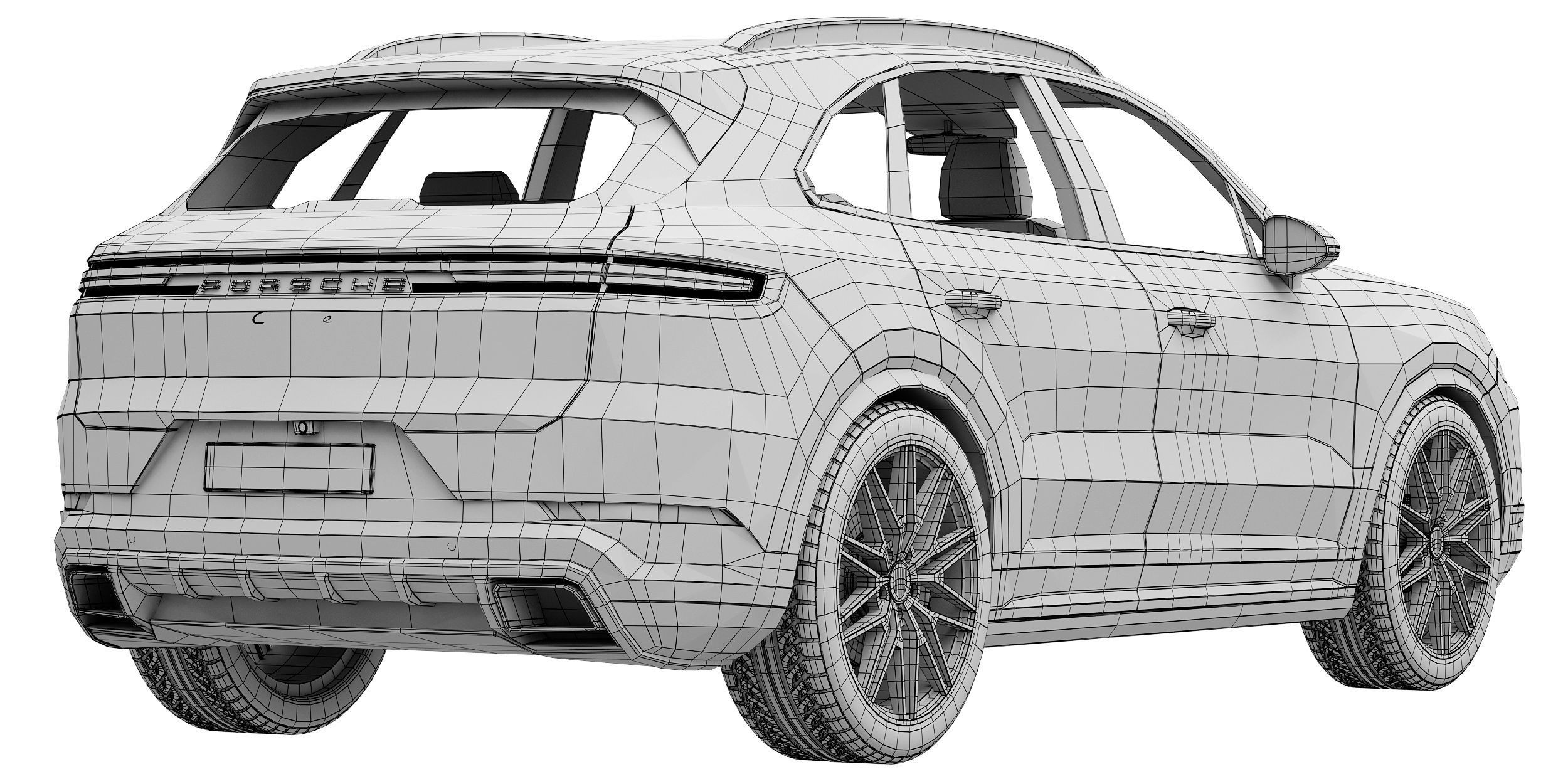 Porsche Cayenne 2024 3D model_16