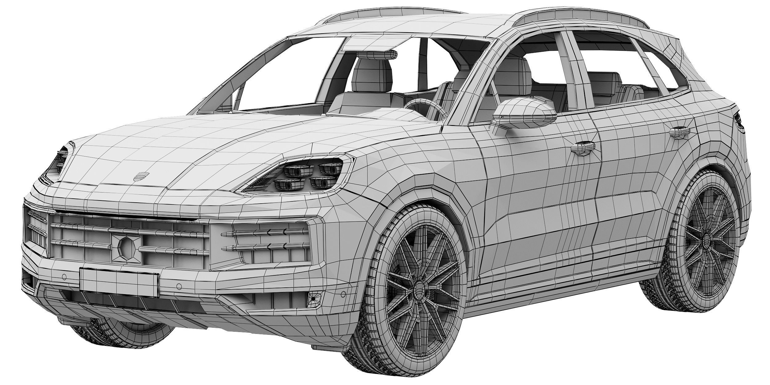 Porsche Cayenne 2024 3D model_13