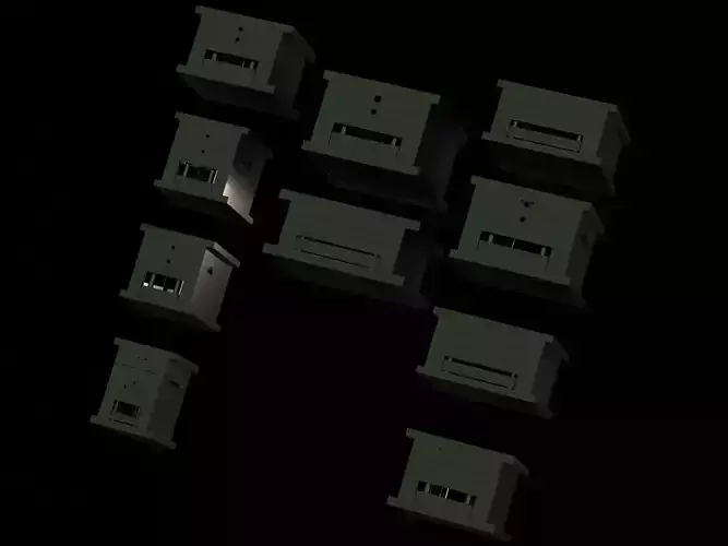 Standard Plastic Mold Base Sets 3D model