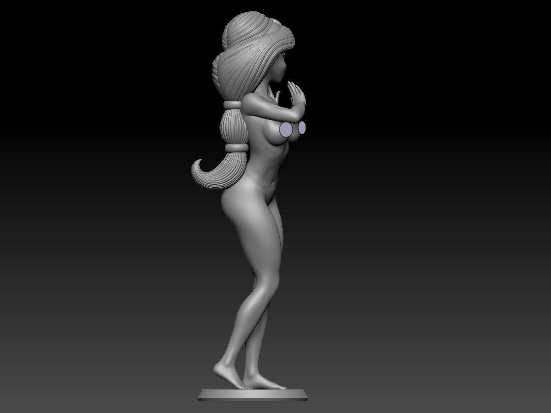 Princess Jasmine 3D print model_10