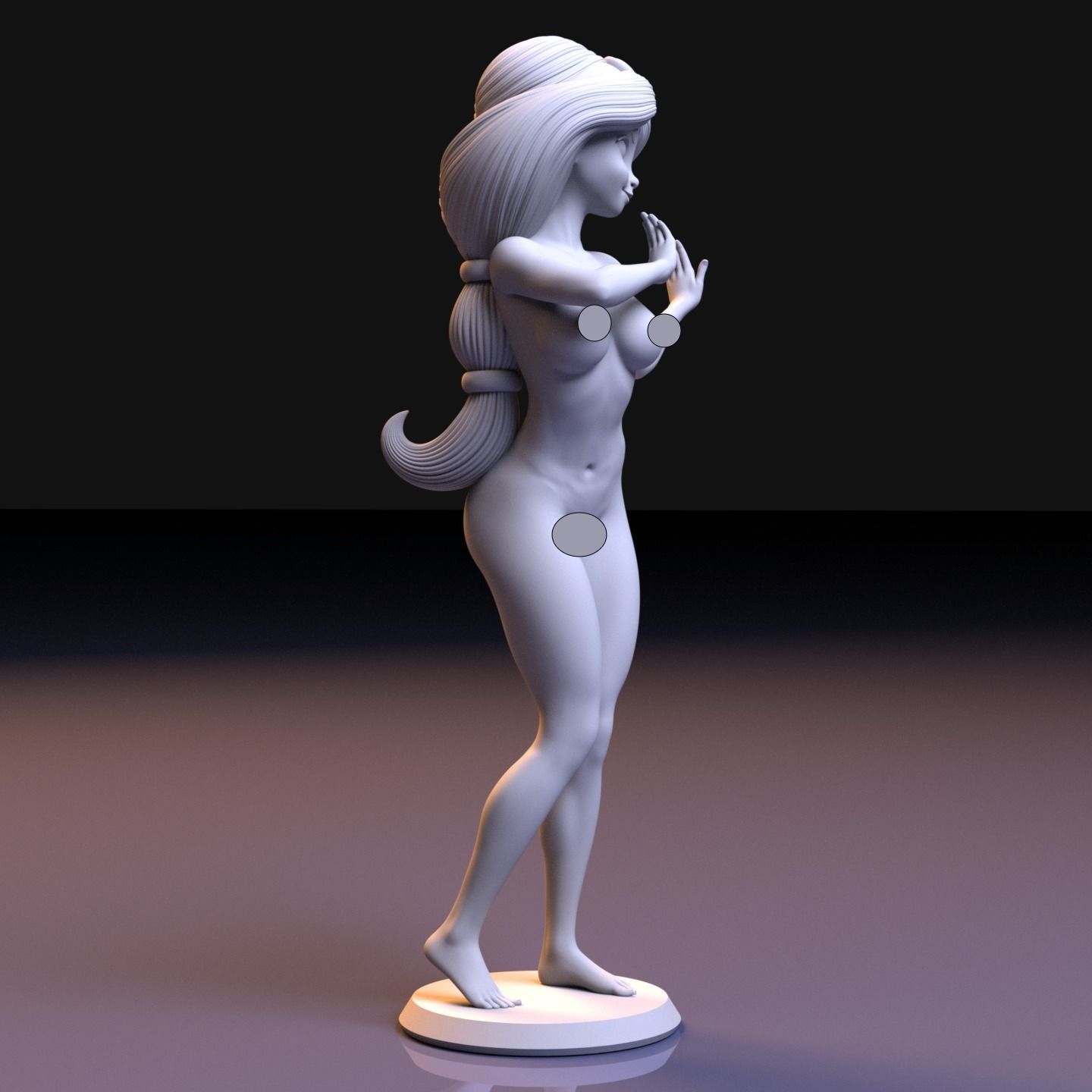Princess Jasmine 3D print model_7