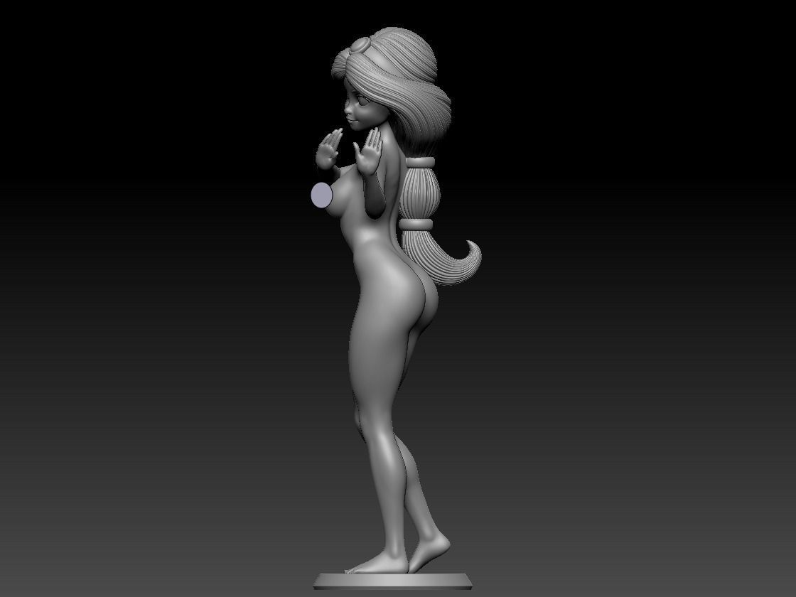 Princess Jasmine 3D print model_8