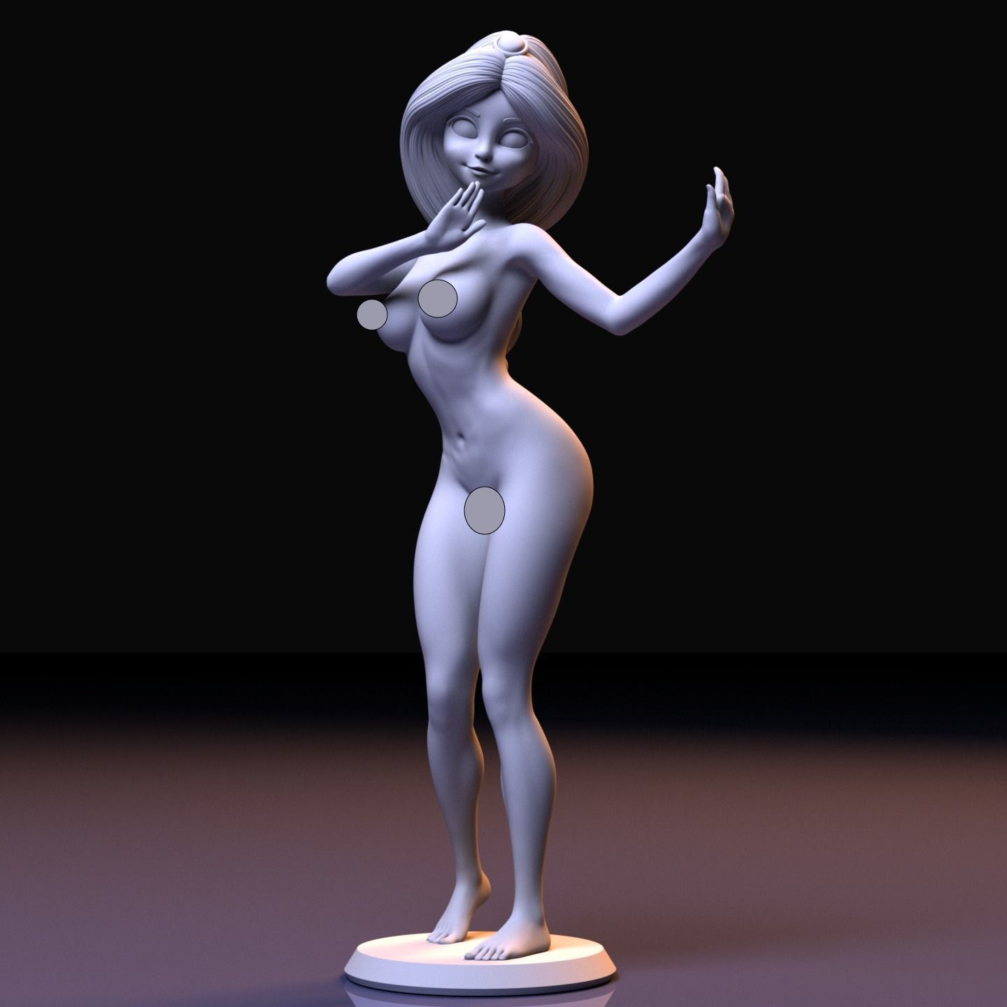 Princess Jasmine 3D print model_1