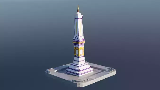 Tugu Jogja 3D model