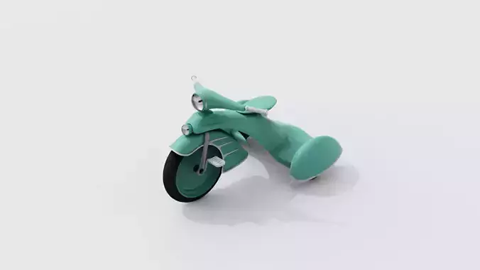 High Poly Tricycle Model