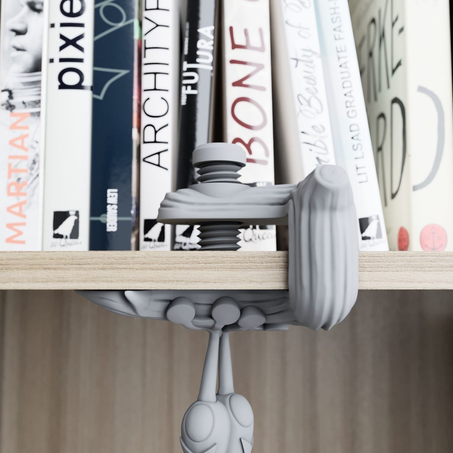 greninja sleep upside down from pokemon 3D print model_6