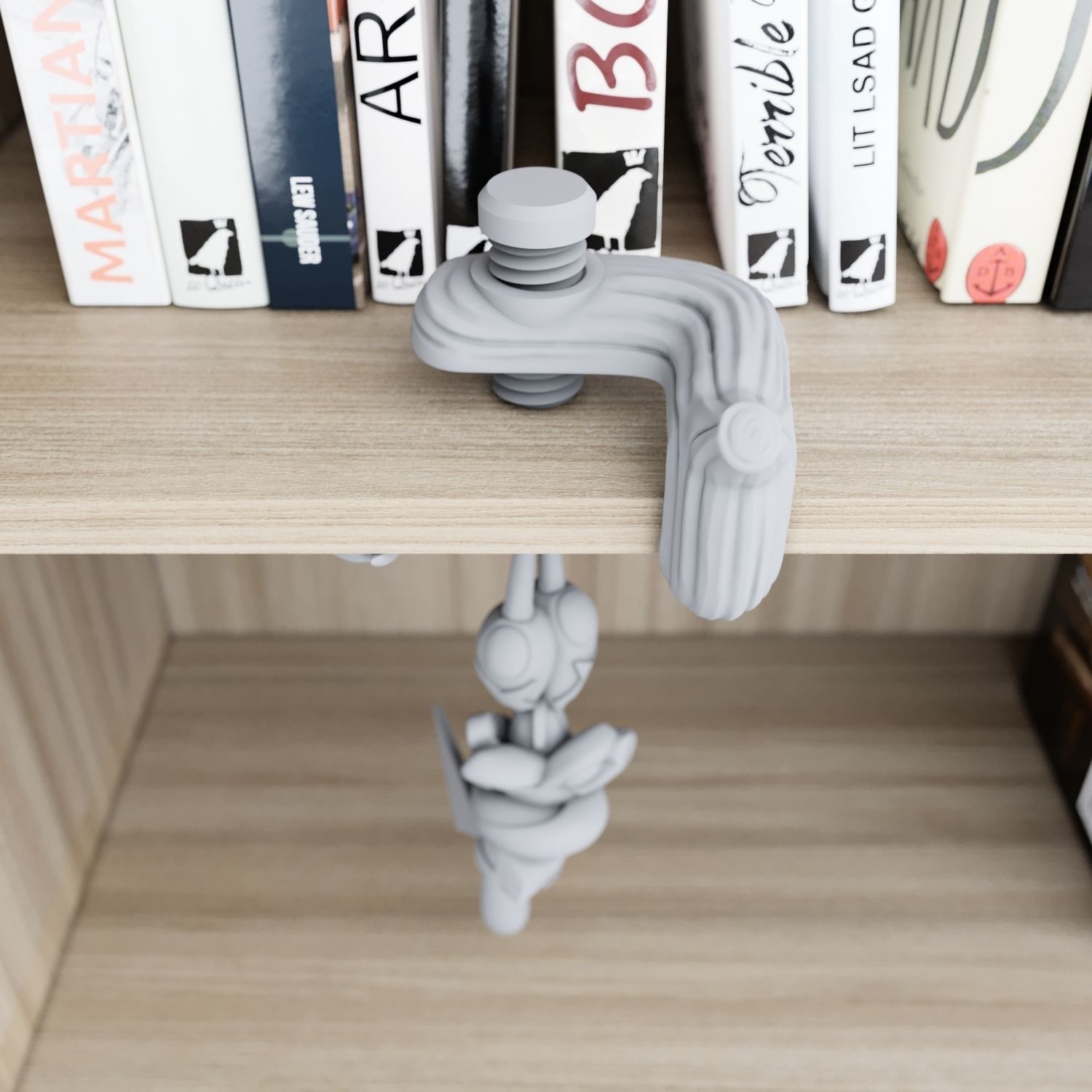 greninja sleep upside down from pokemon 3D print model_7