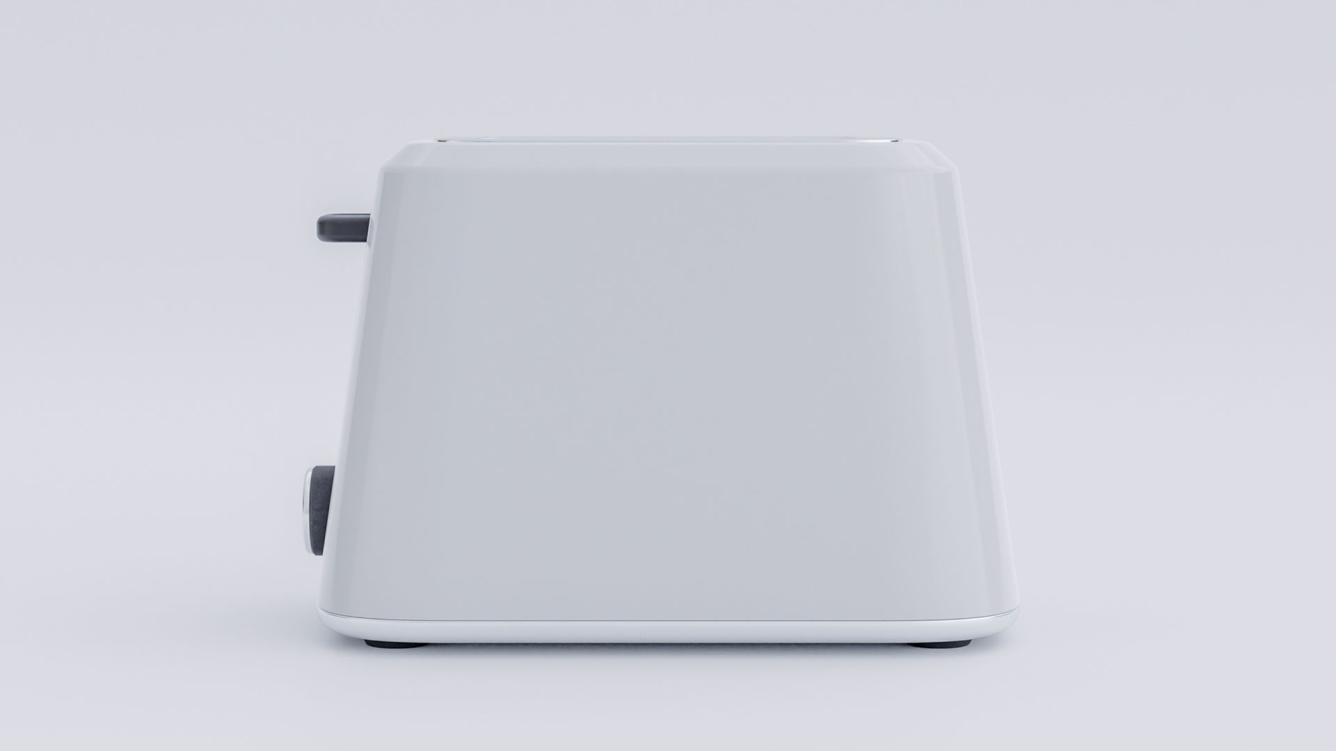 Modern toaster concept Low-poly 3D model_4