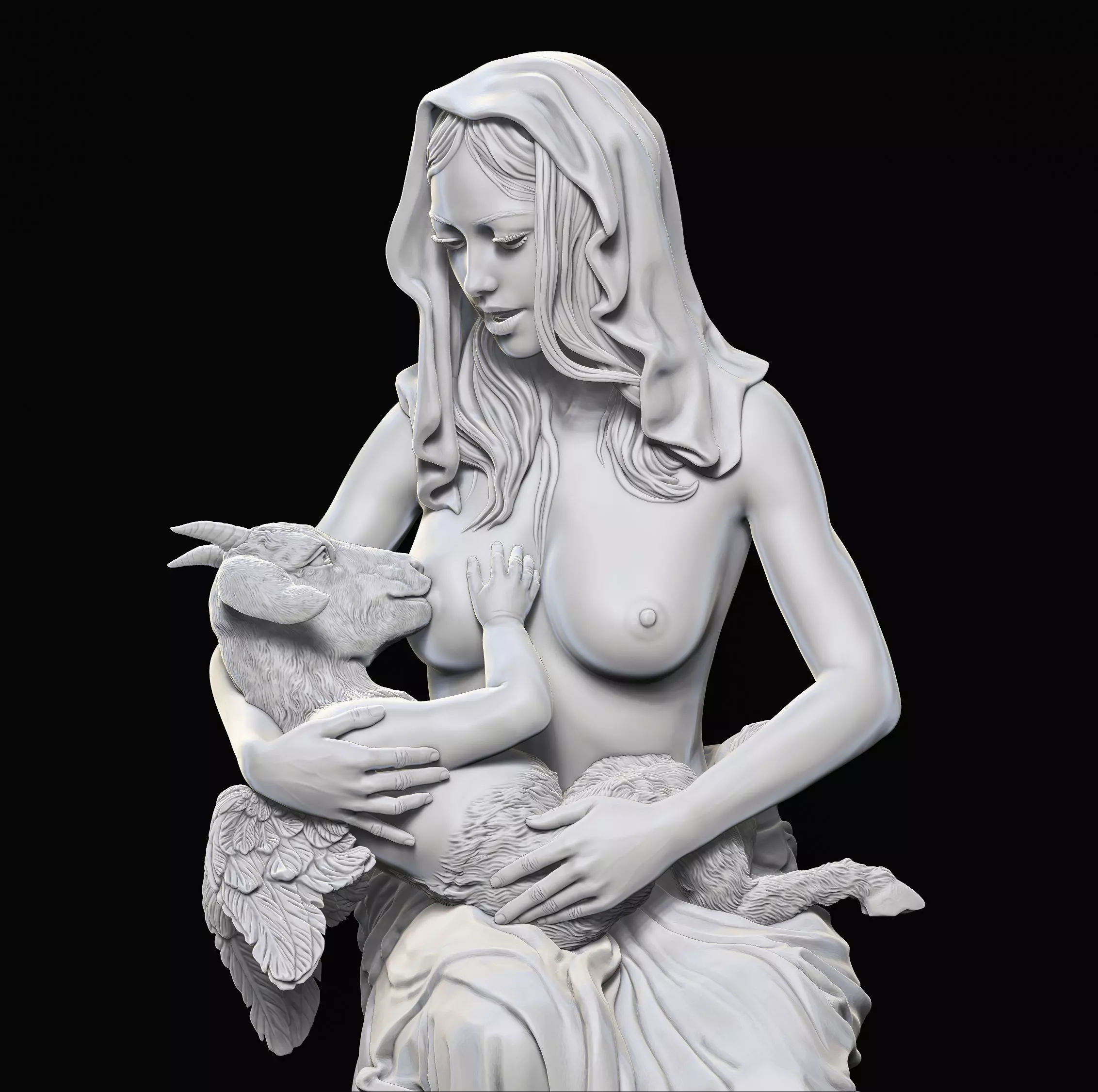 Mothers Love 3D print model_0