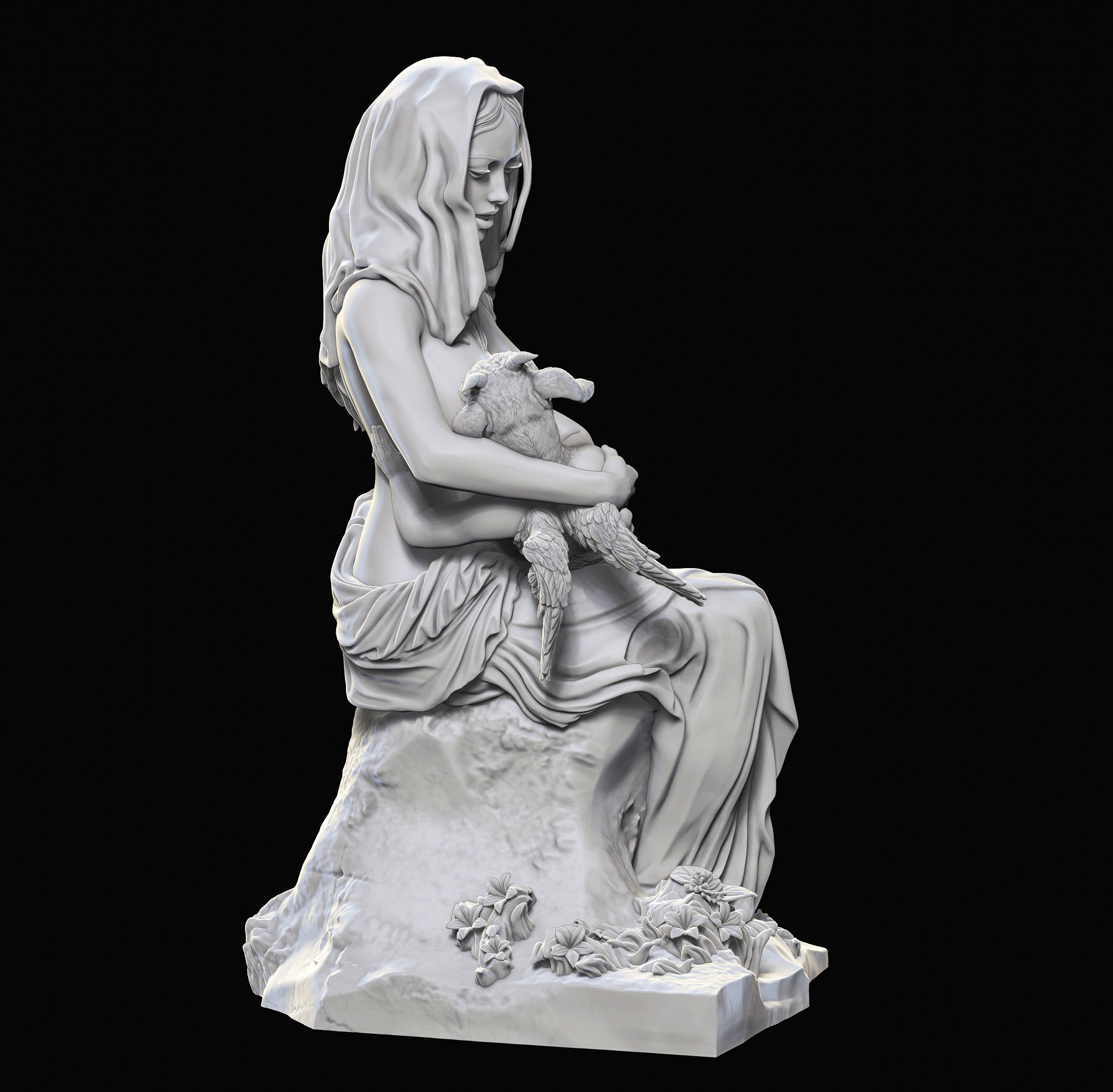 Mothers Love 3D print model_5