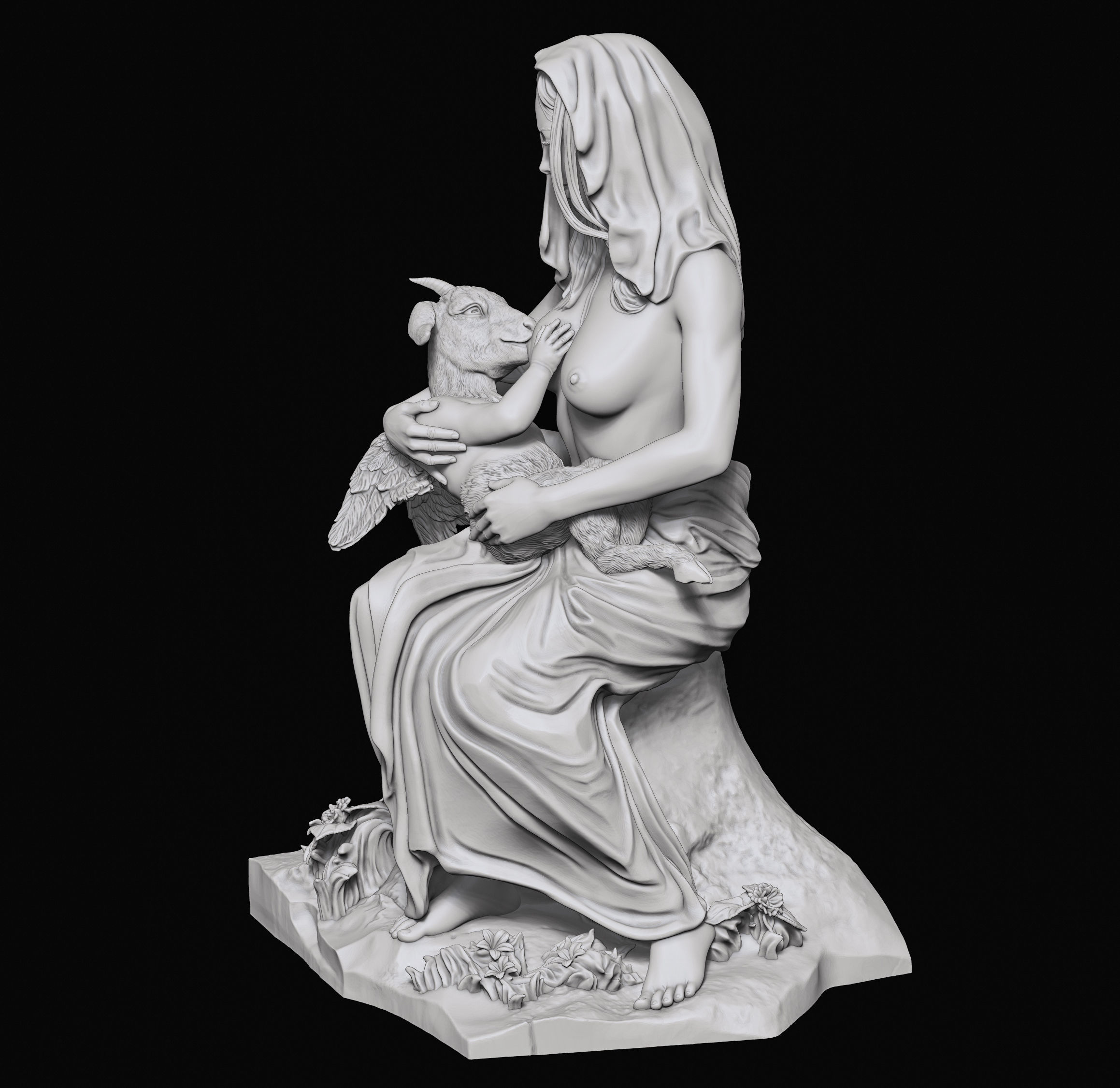 Mothers Love 3D print model_7