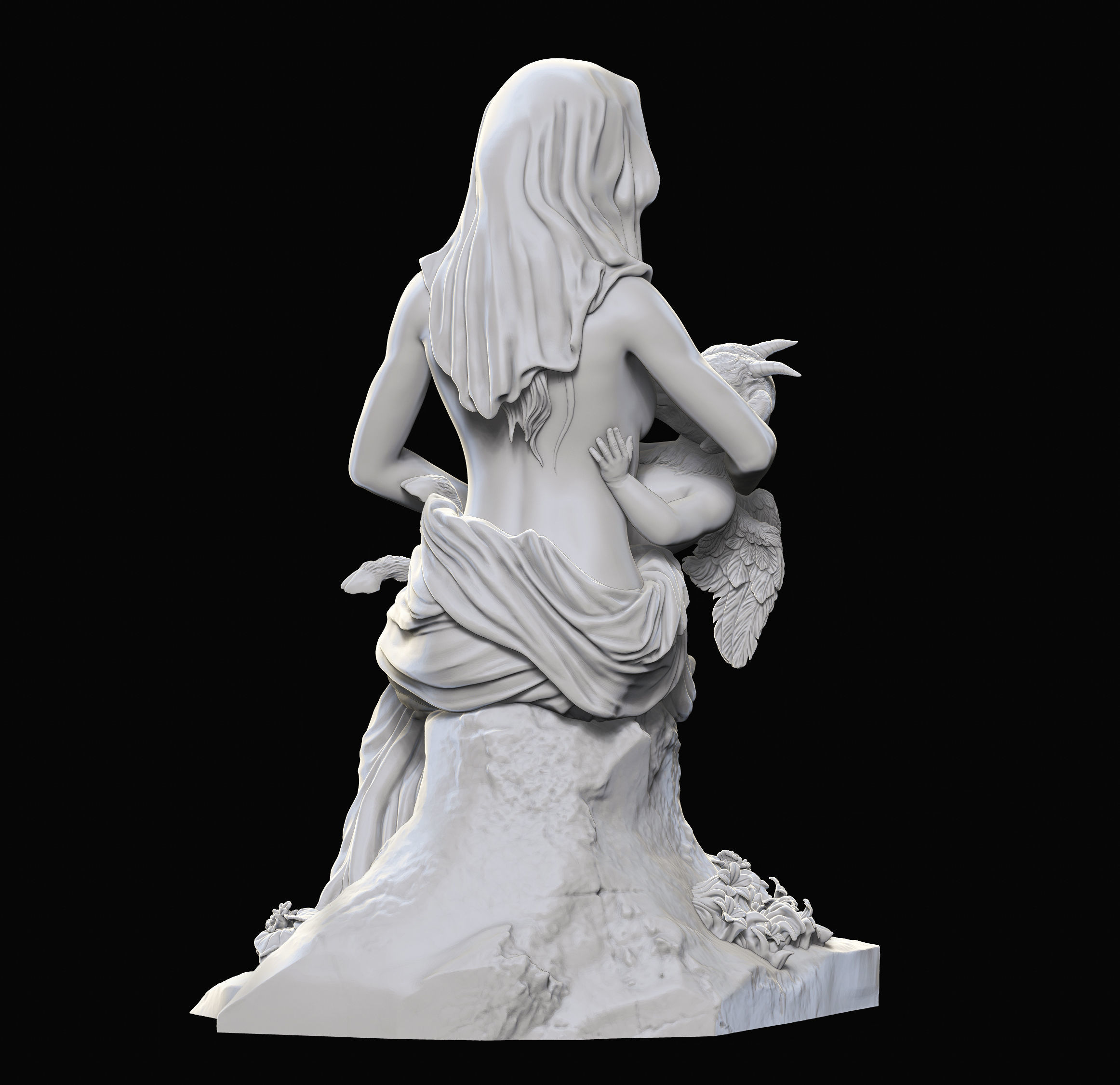 Mothers Love 3D print model_6