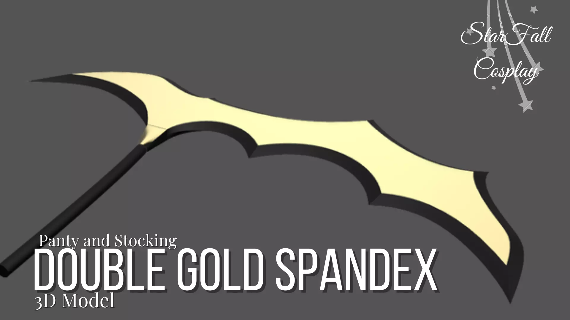 Double Gold Spandex - Panty and Stocking with Garterbelt 3D print model