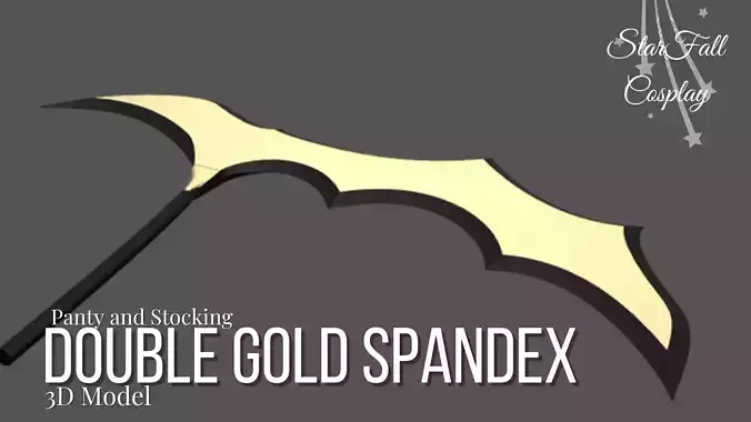 Double Gold Spandex - Panty and Stocking with Garterbelt 3D print model