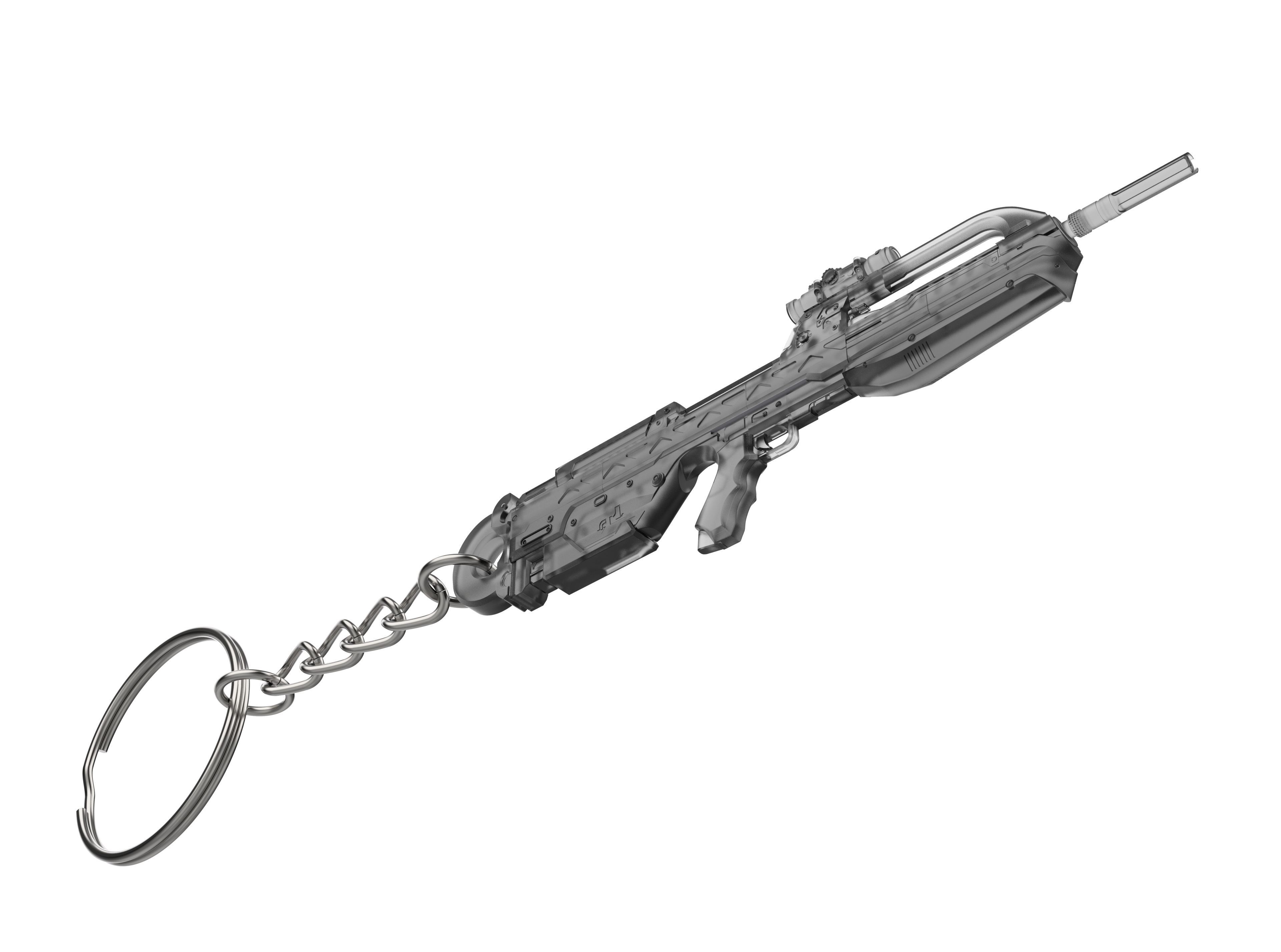 Keychain - BR55 Battle Cannon - Halo - Printable model - STL 3D print model_8