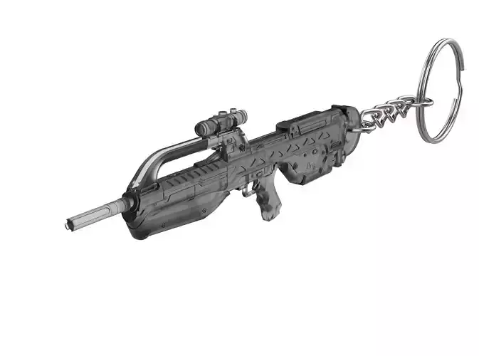 Keychain - BR55 Battle Cannon - Halo - Printable model - STL  3D print model