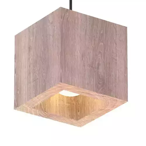 Wooden ceiling lamp