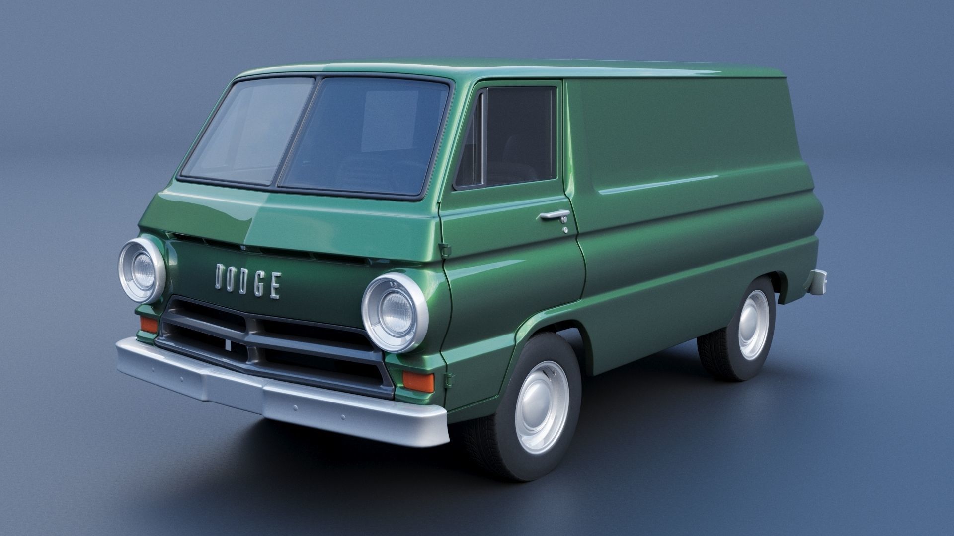 Dodge A100 3D print model_11