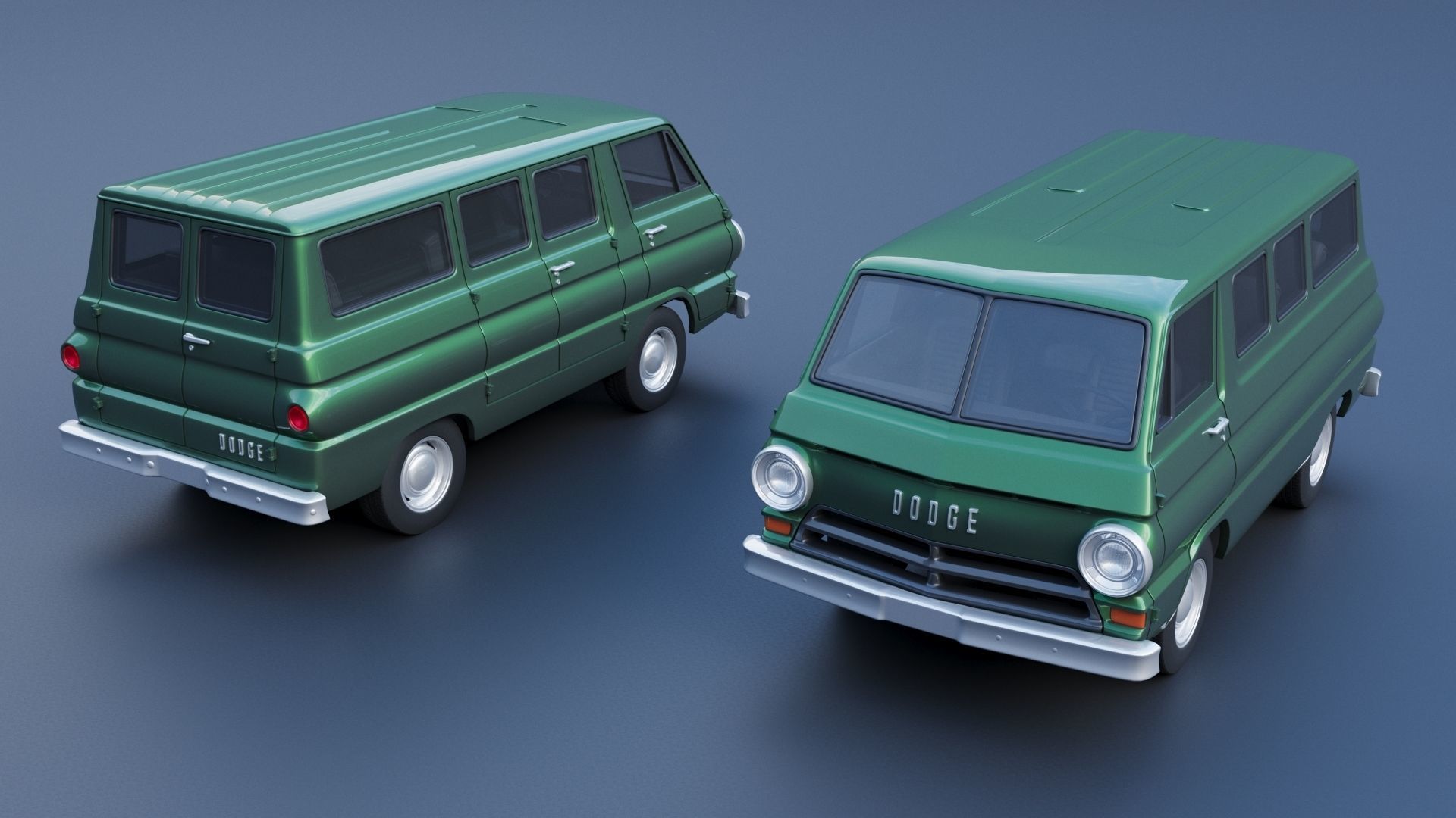 Dodge A100 3D print model_1