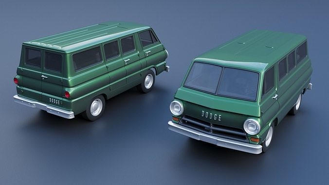 Dodge A100 3D print model 2