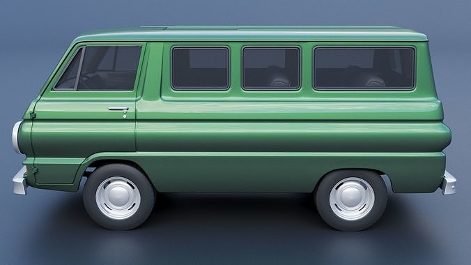 Dodge A100 3D print model 5
