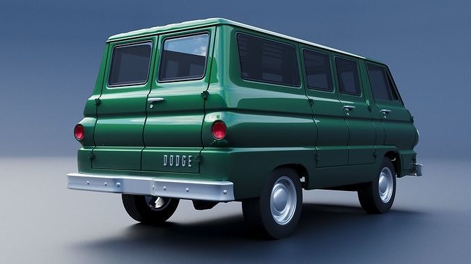 Dodge A100 3D print model 7