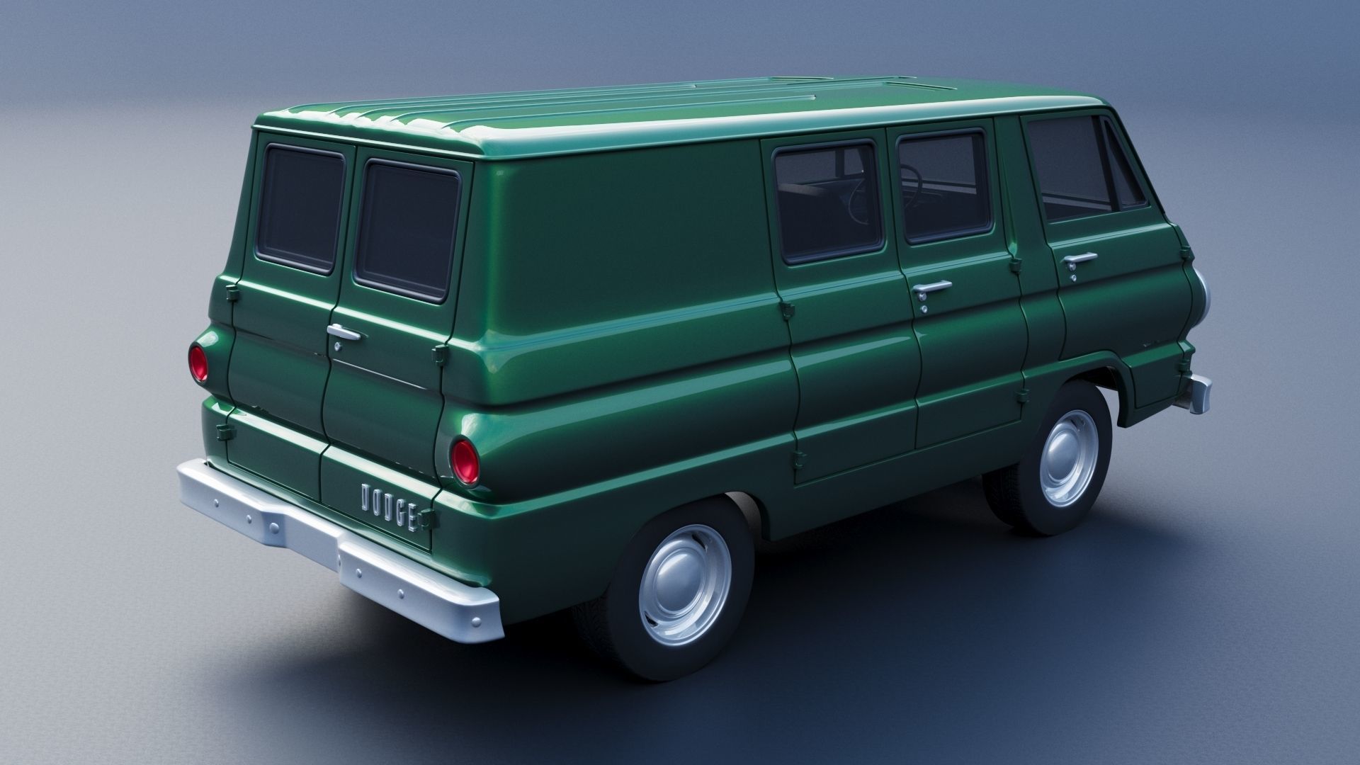 Dodge A100 3D print model_14
