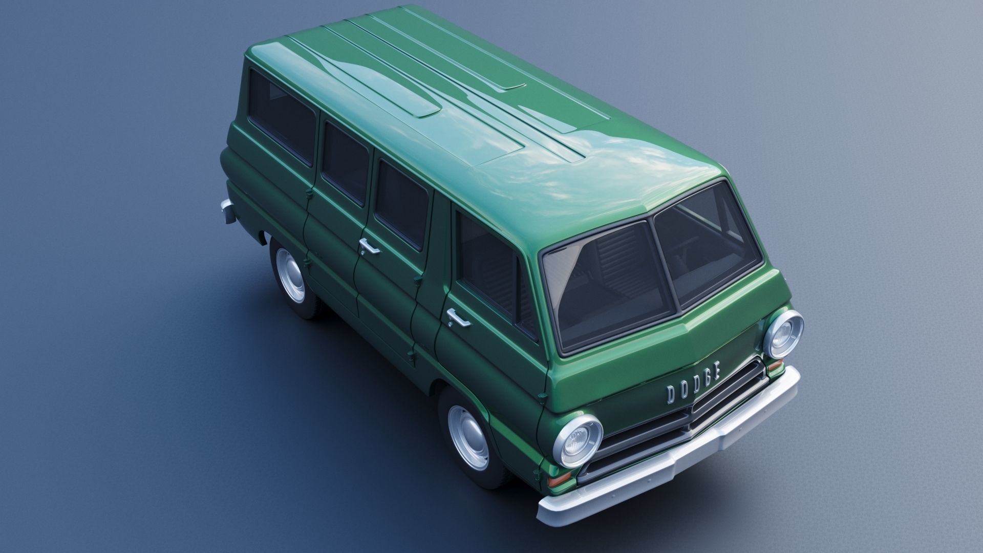 Dodge A100 3D print model_10