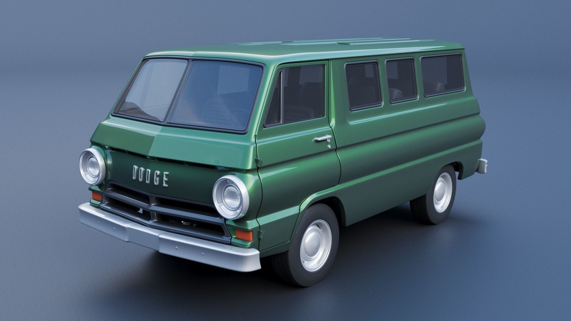 Dodge A100 3D print model_3
