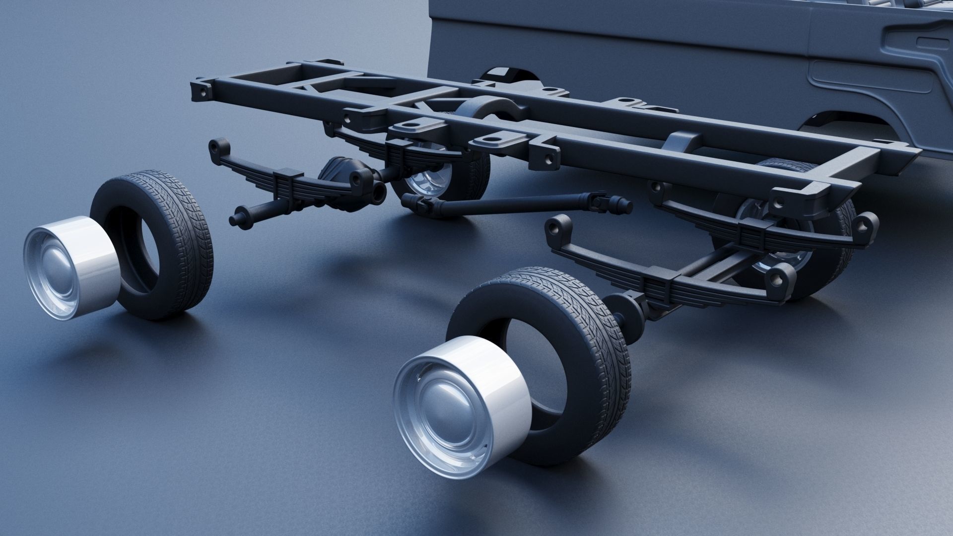 Dodge A100 3D print model_28