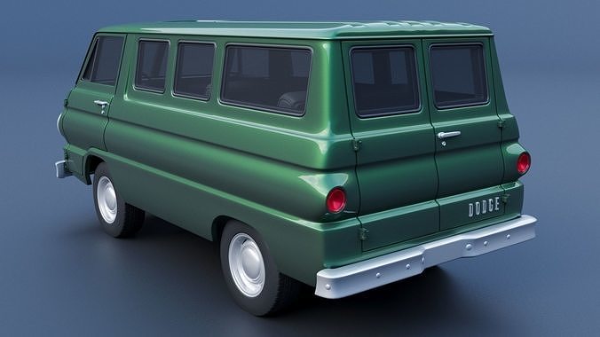 Dodge A100 3D print model 6