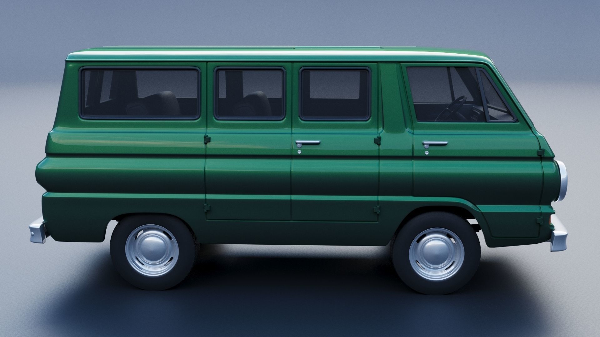 Dodge A100 3D print model_8