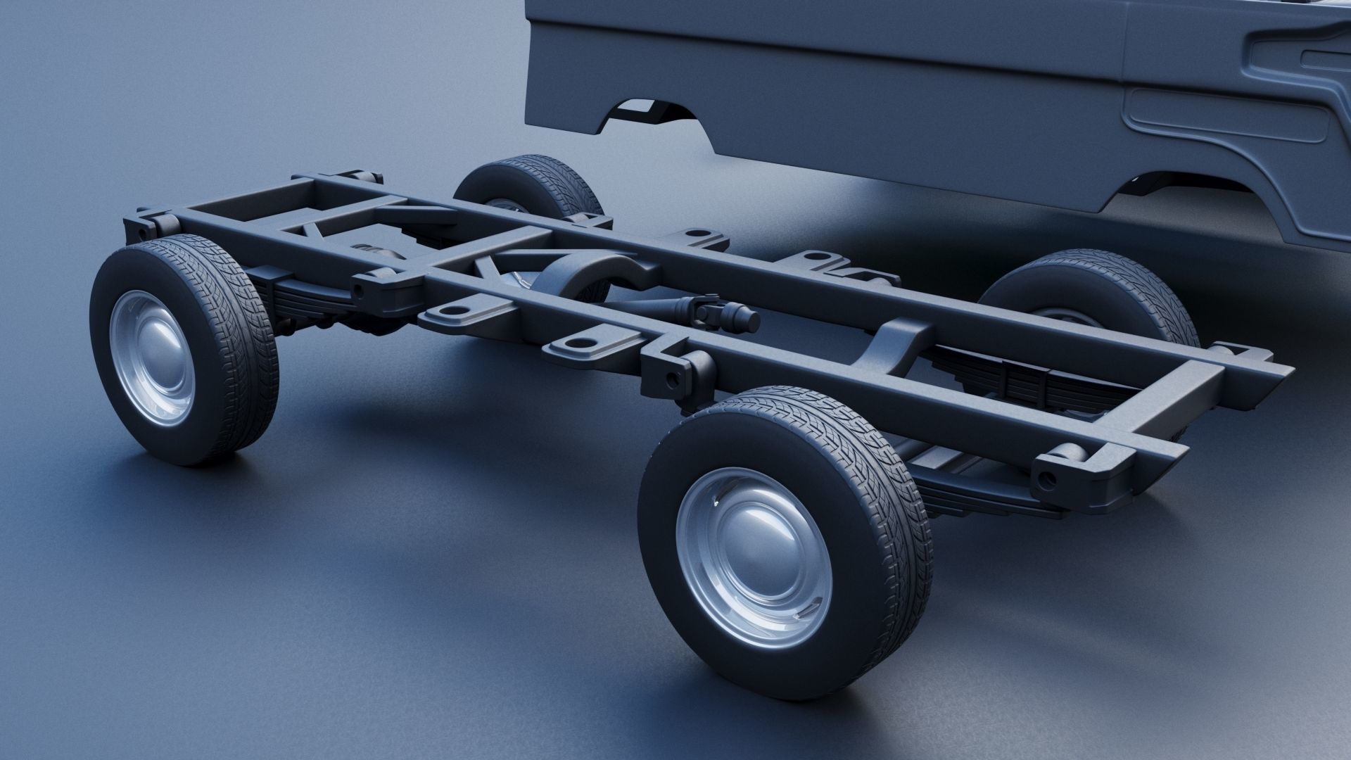 Dodge A100 3D print model_27