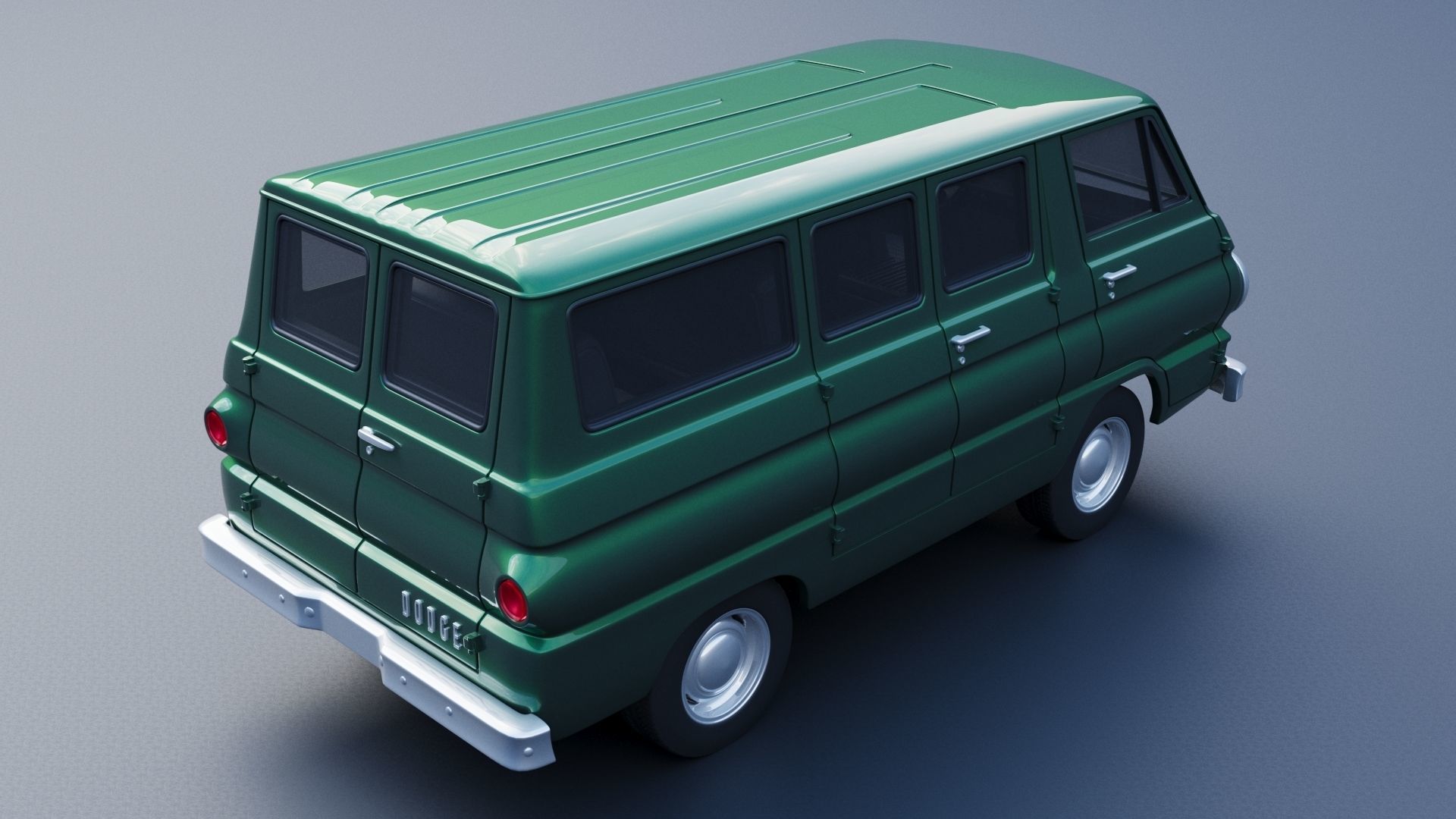Dodge A100 3D print model_7