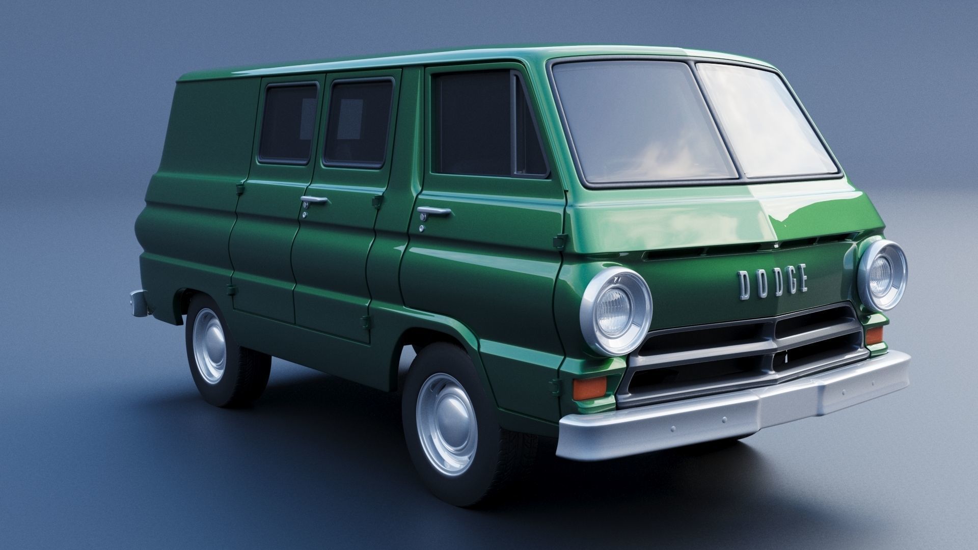 Dodge A100 3D print model_15