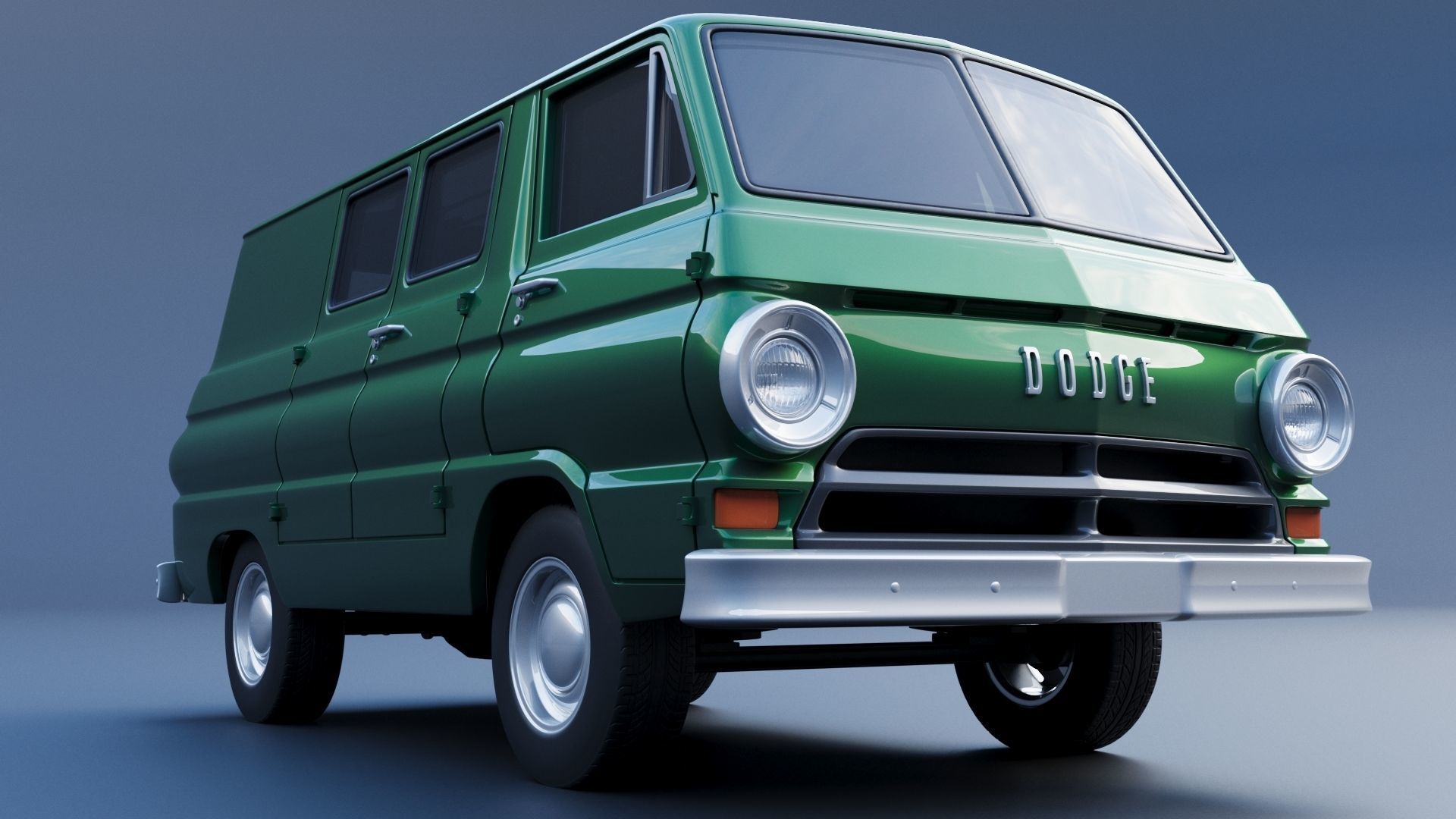 Dodge A100 3D print model_16