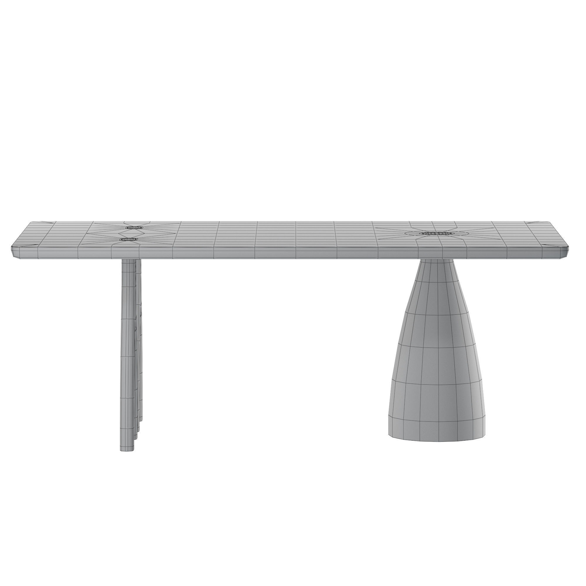 Sinca Design Mezcal Dining Table 3D model_4