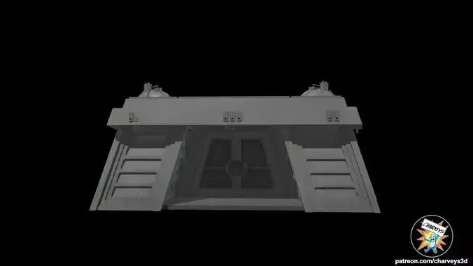 Star Wars Endor Shield Generator Bunker for action figures  3D print model
